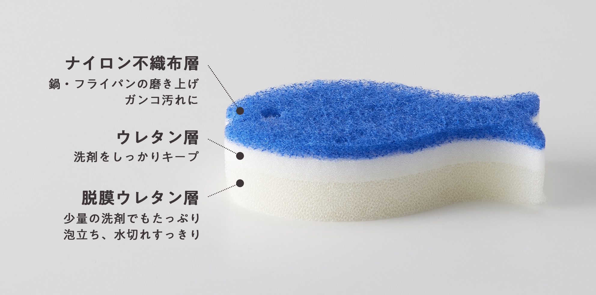 おさかなスポンジ