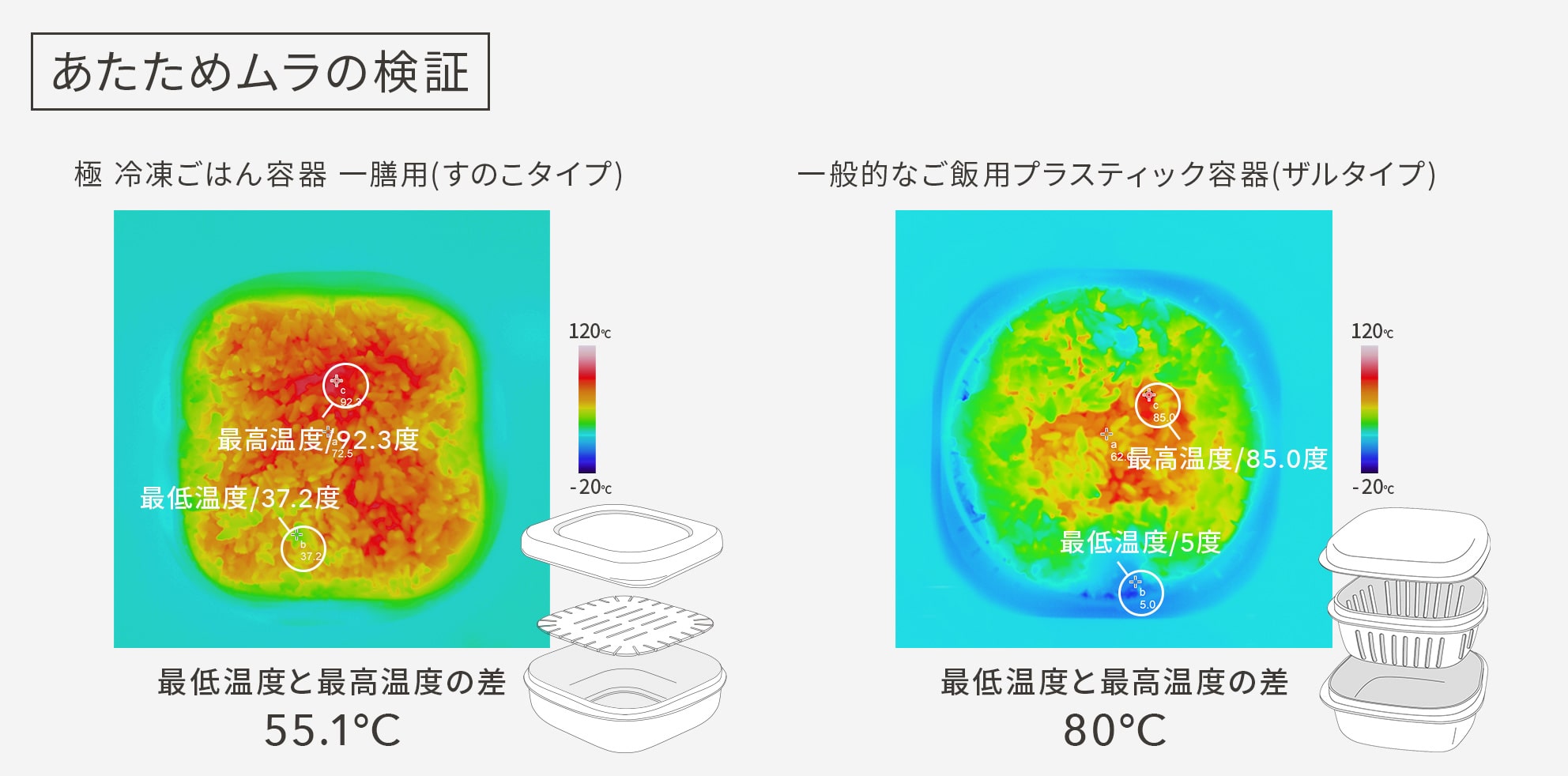 極 冷凍ごはん容器