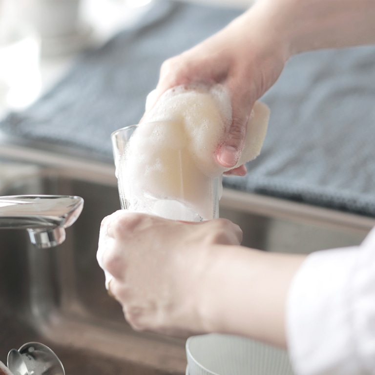 水切れがいいキッチンスポンジ単層タイプ