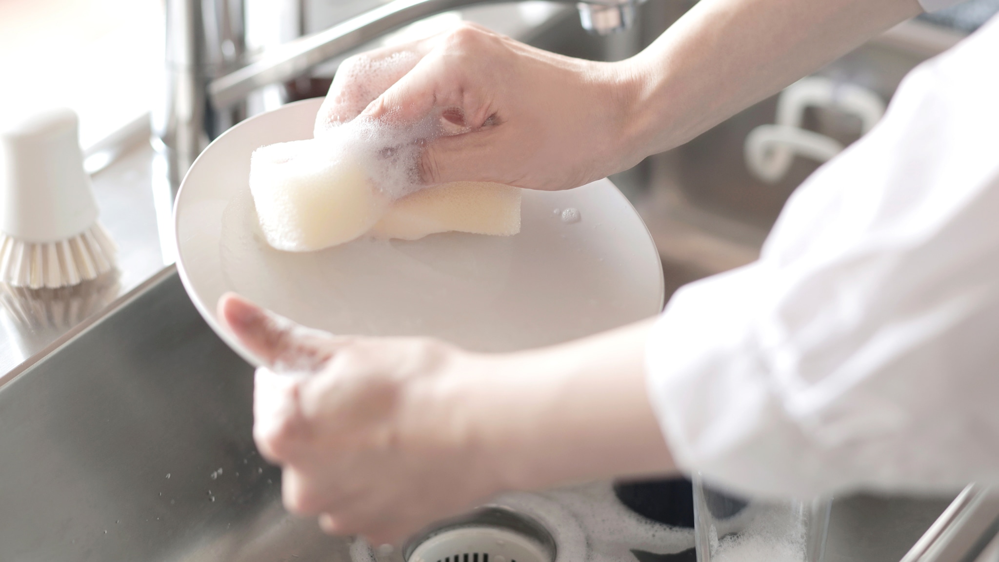 水切れがいいキッチンスポンジ単層タイプ