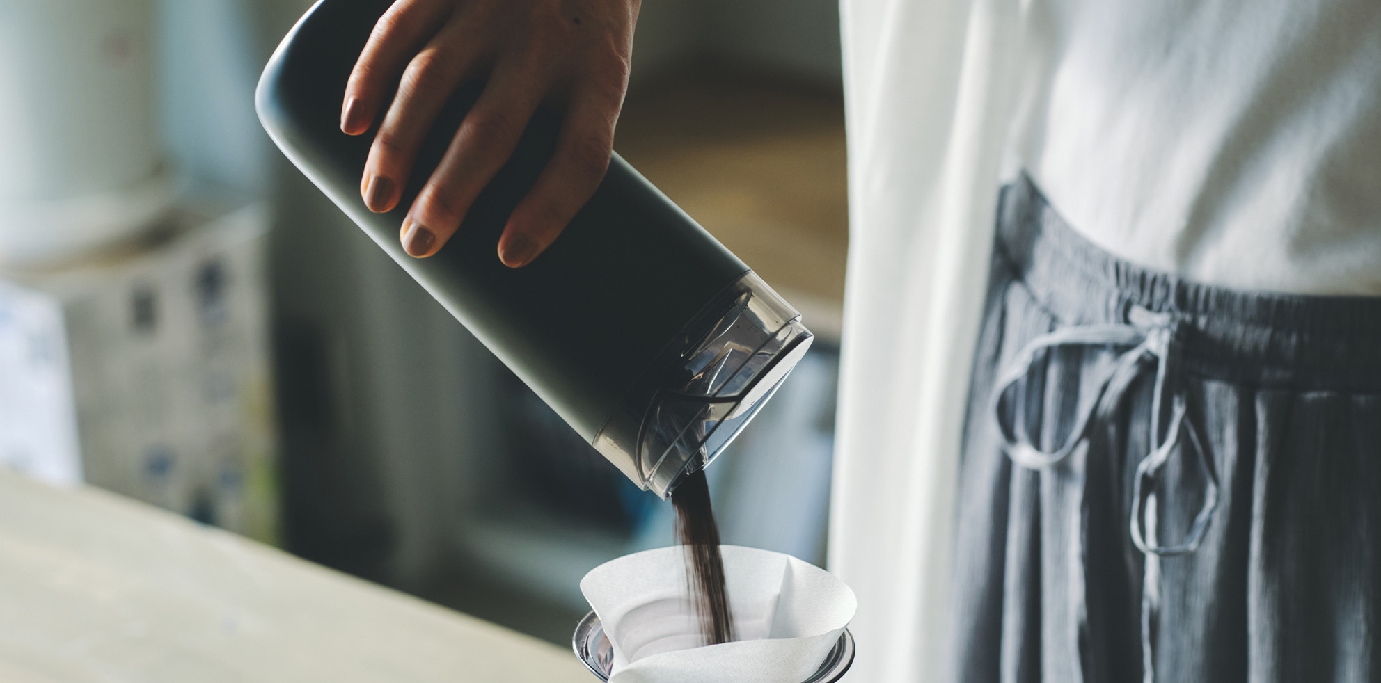 コーヒー計量キャニスター