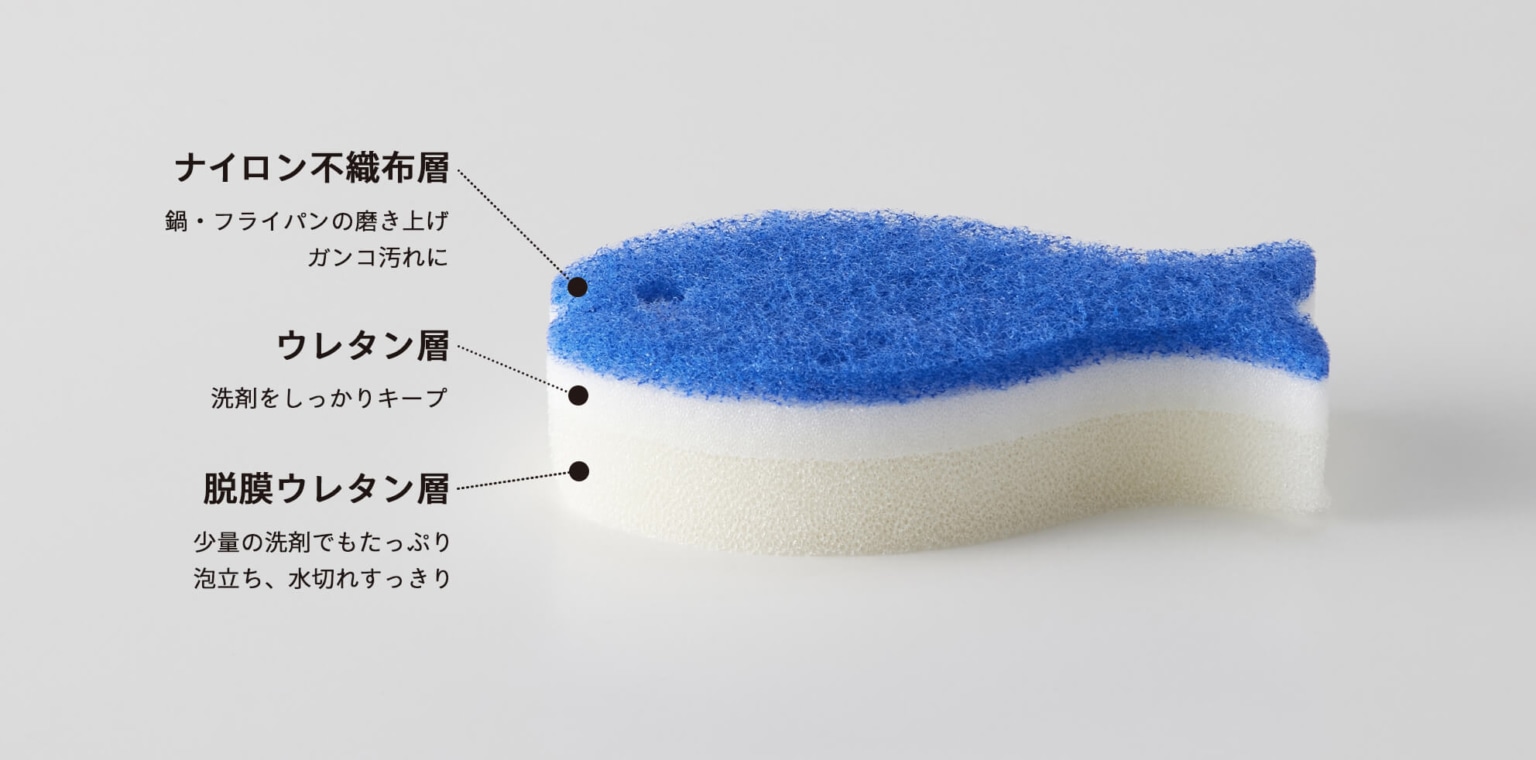 おさかなスポンジ10色セット
