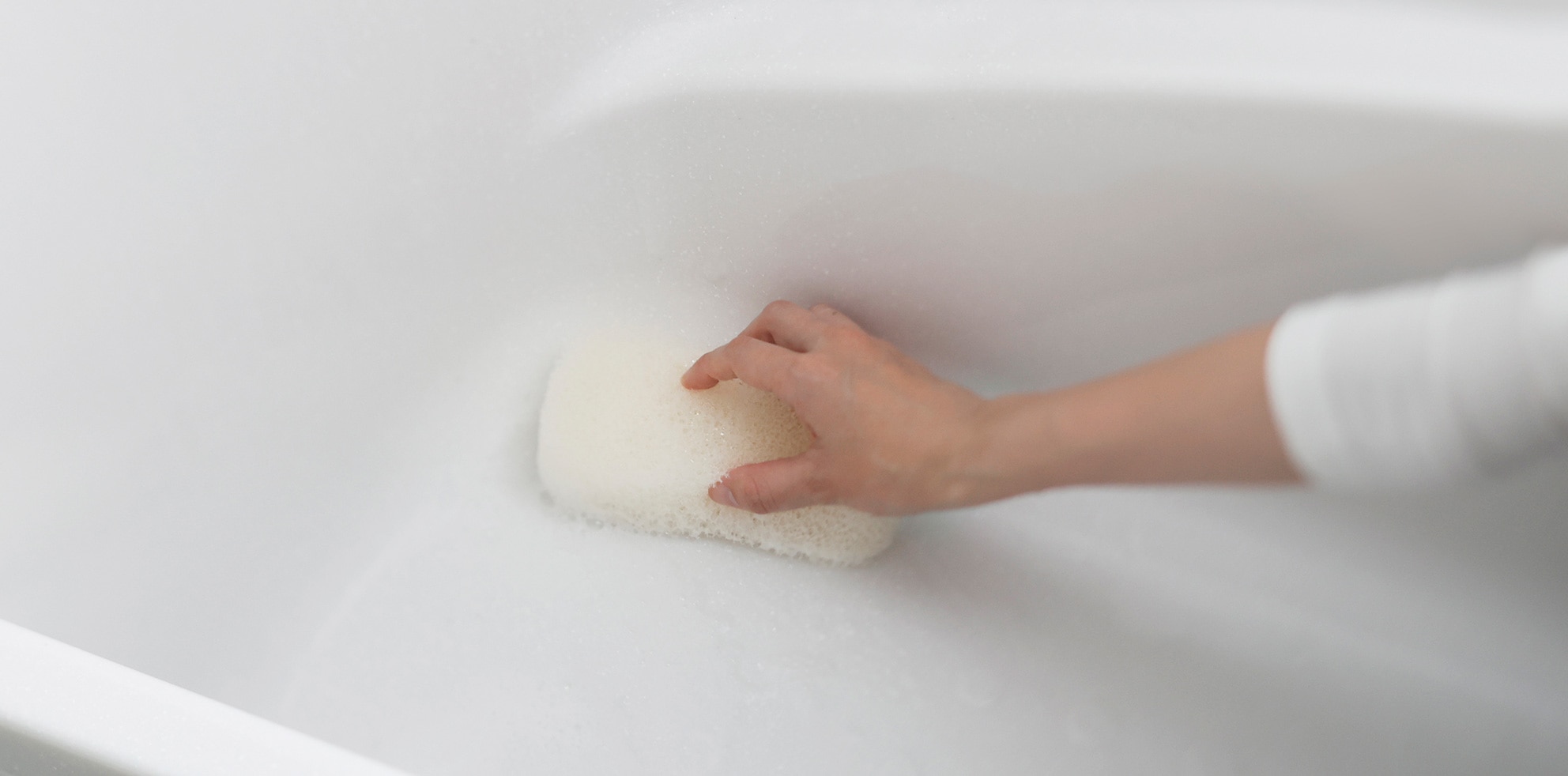 水切れがいいバススポンジ