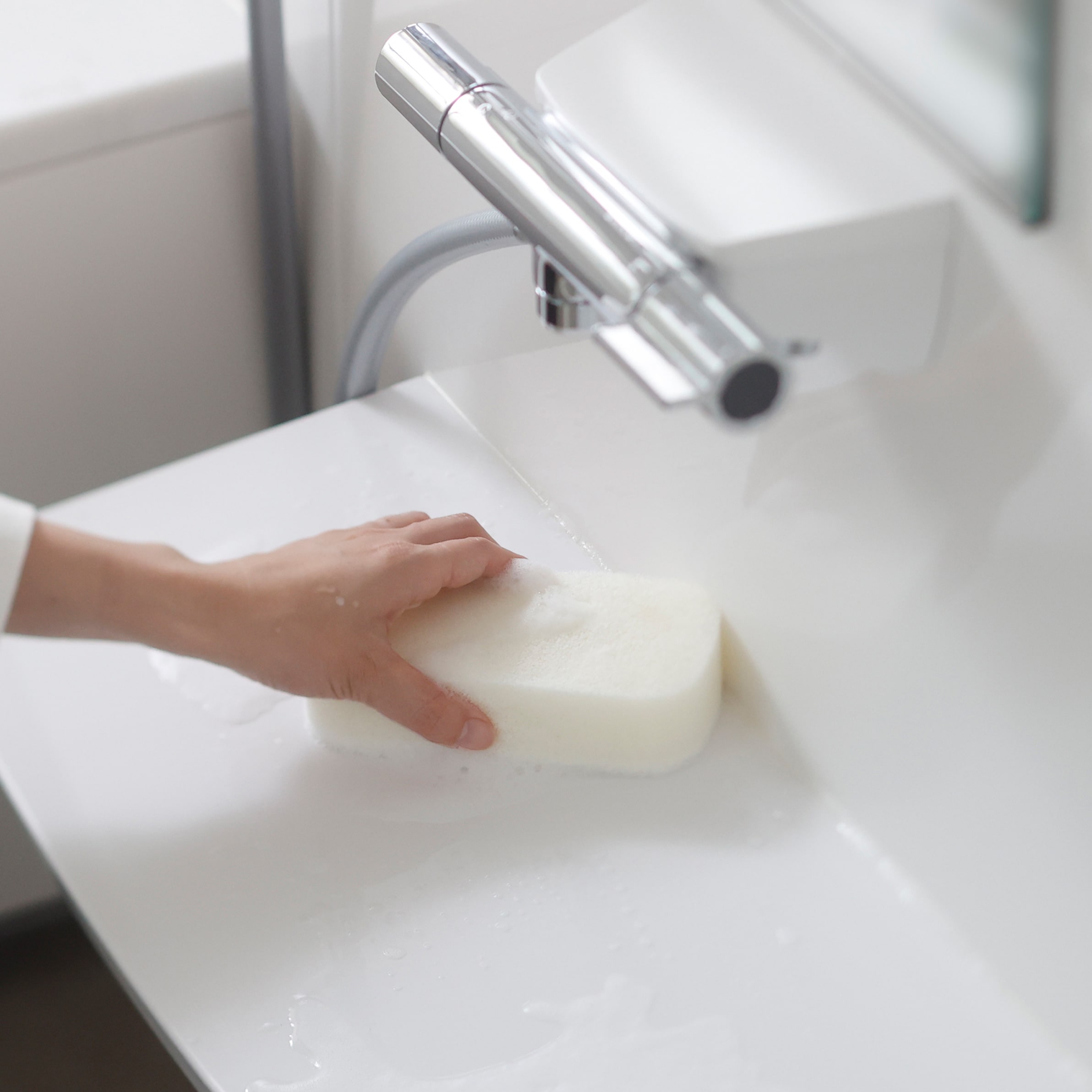 水切れがいいバススポンジ