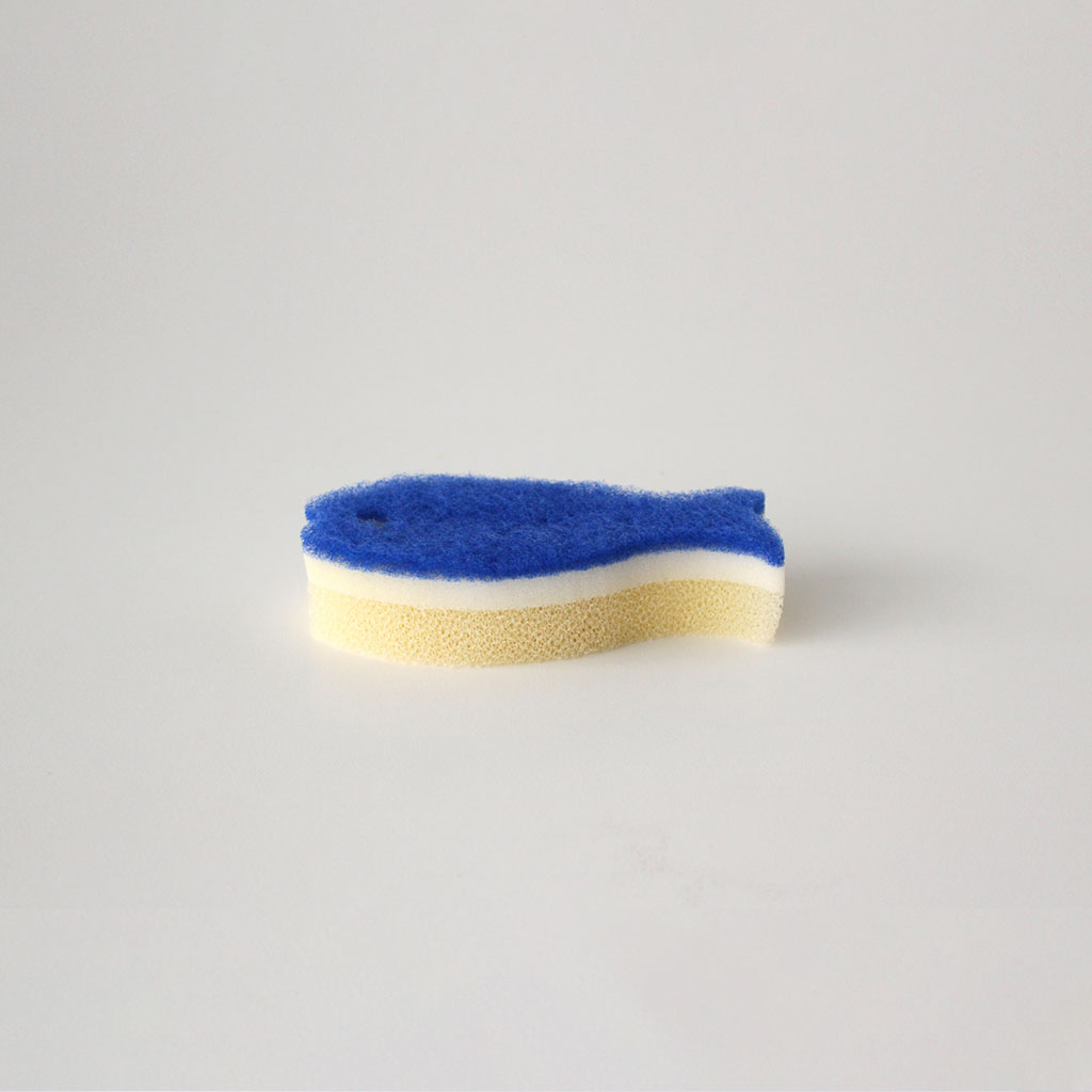 おさかなスポンジ ブルー
