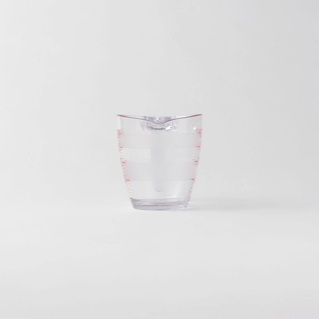 目盛りが見やすい計量カップ クリア 200mL