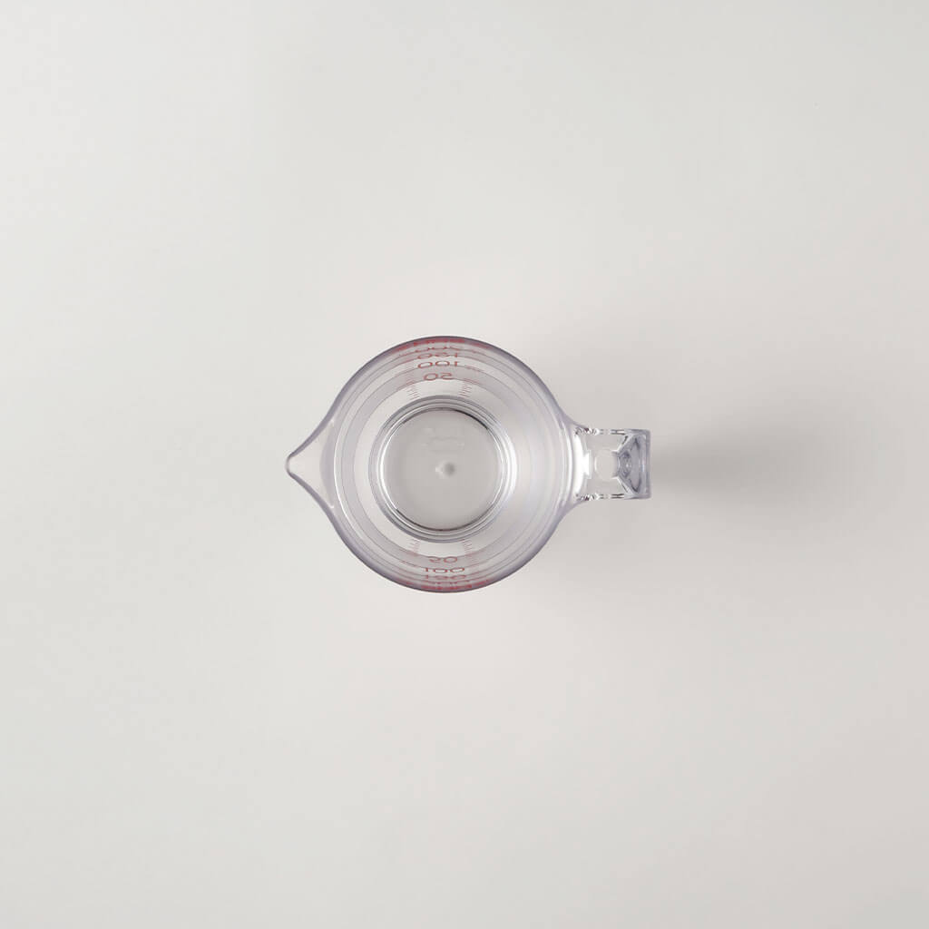 目盛りが見やすい計量カップ クリア 200mL