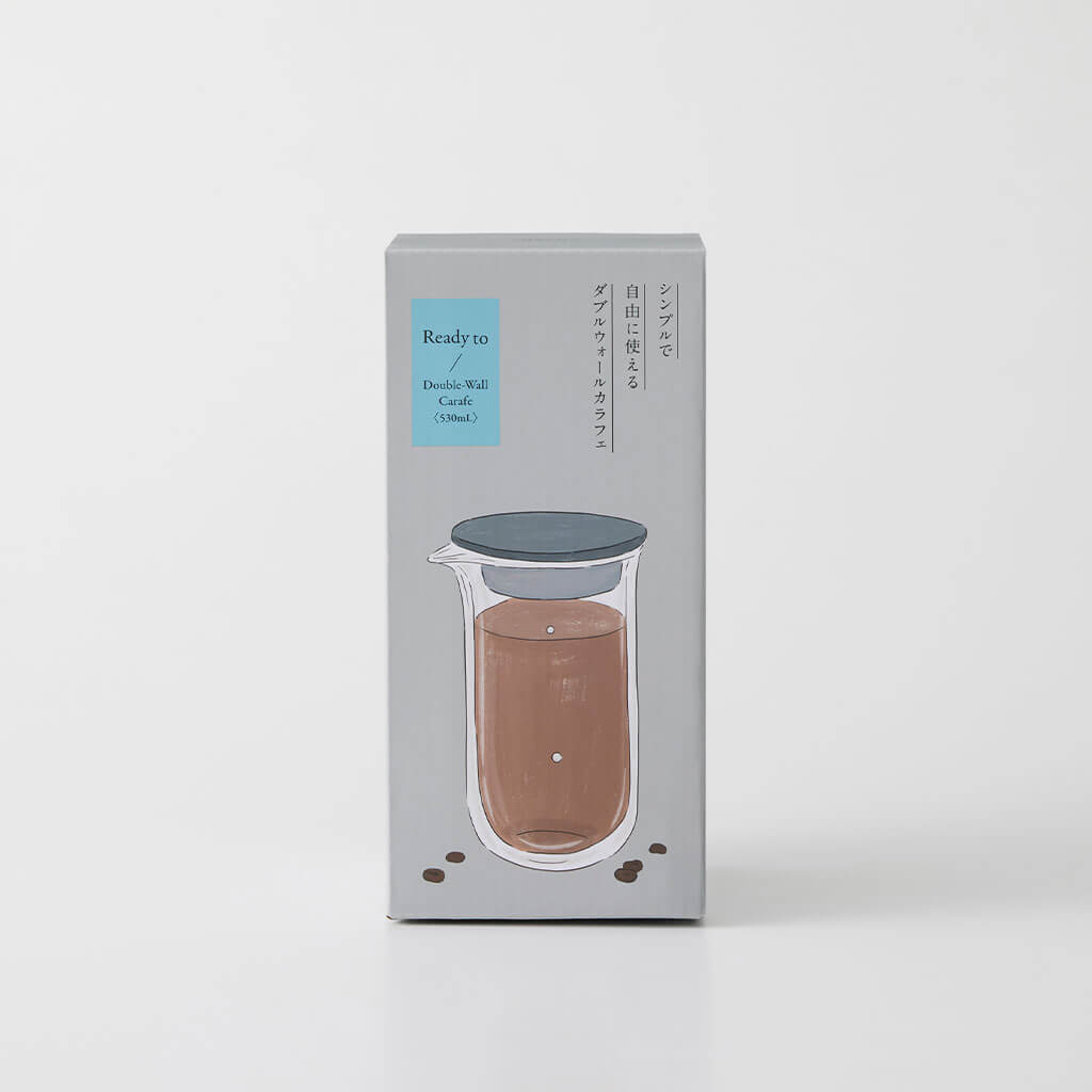 ダブルウォールカラフェ 530mL ブラック