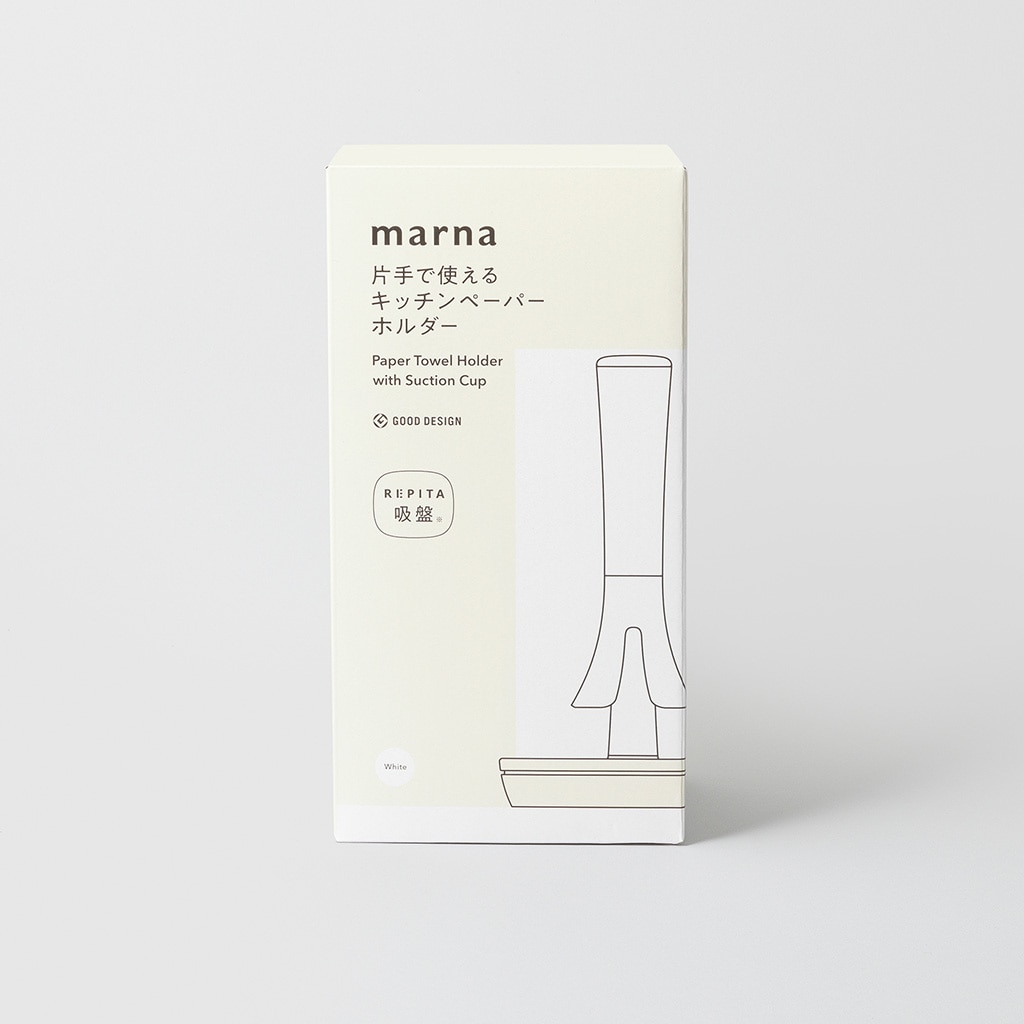 片手で使えるキッチンペーパーホルダー ホワイト M