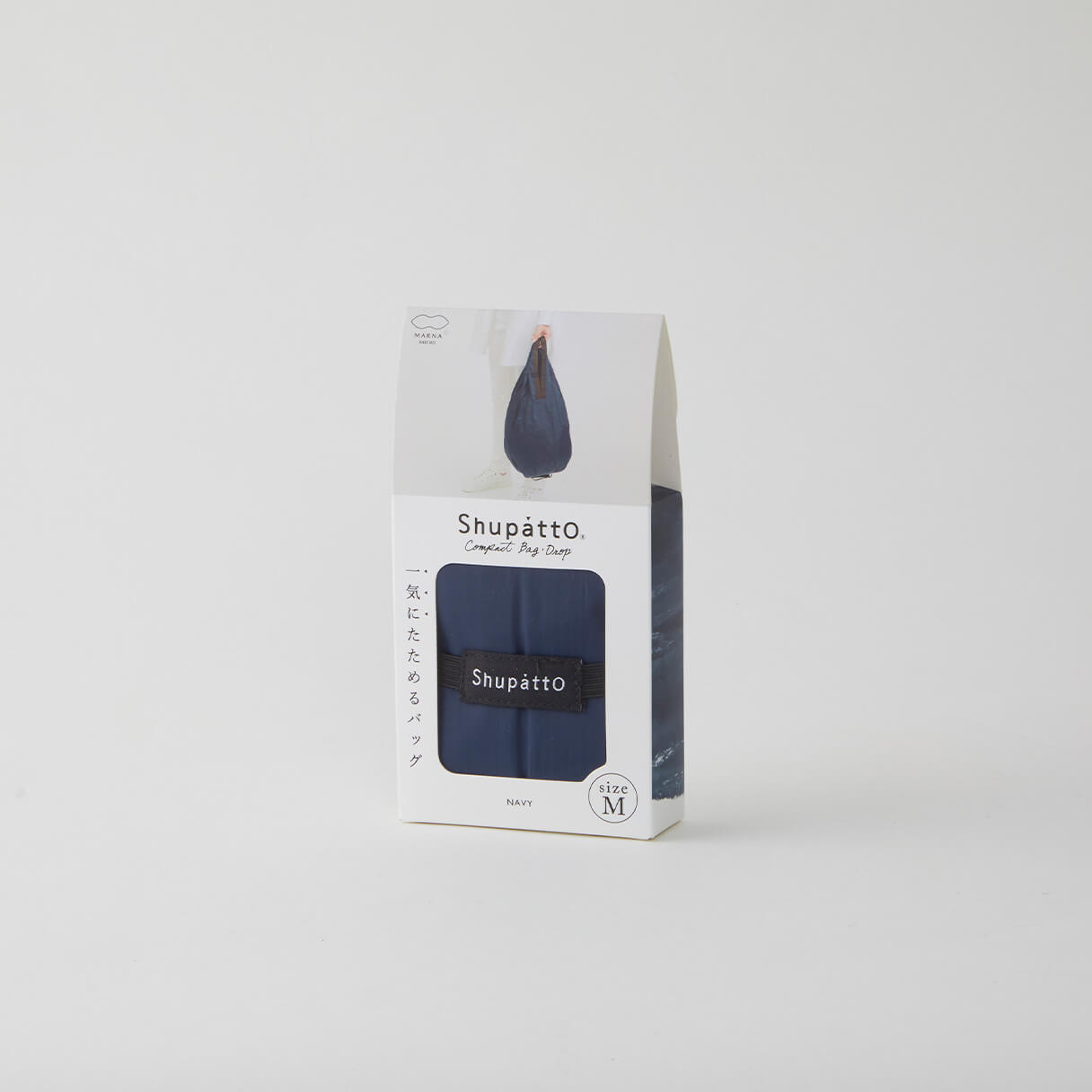 Shupatto コンパクトバッグ Drop M ネイビー