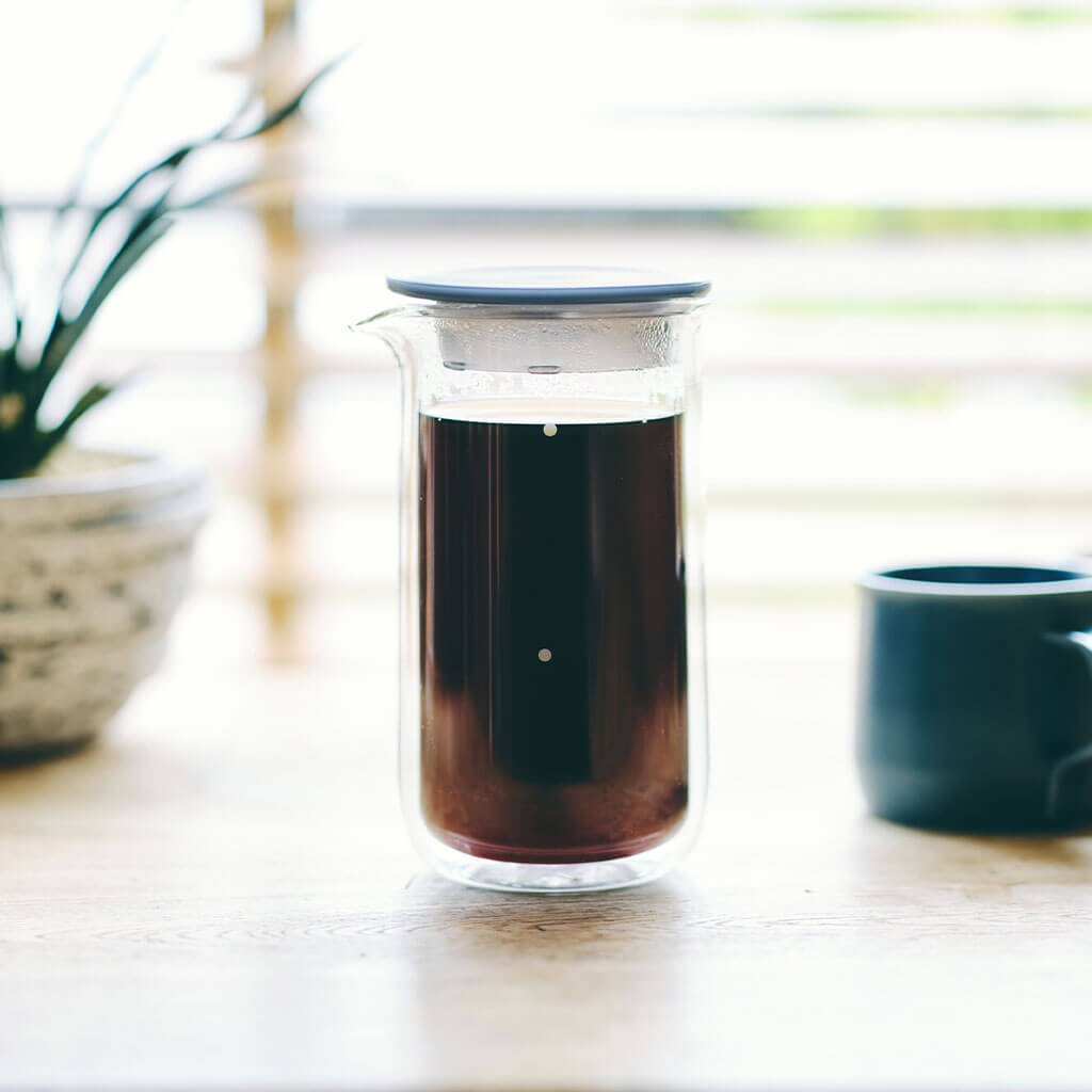 ダブルウォールカラフェ 530mL ブラック