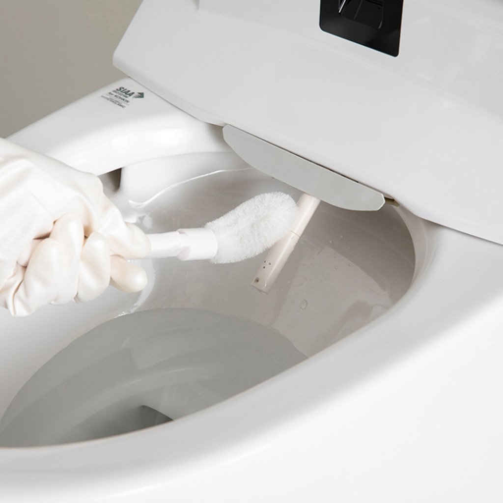 2in1トイレブラシ ミニブラシ リフィル ホワイト