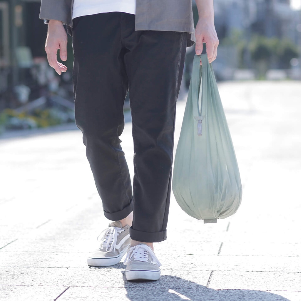 [ギフト]Shupatto ミニマルバッグ Drop 12L ホワイトセージ