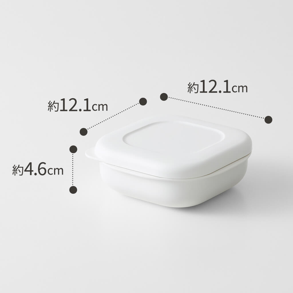 極 冷凍ごはん容器 小(WEB限定色) マットクリア 2個入り
