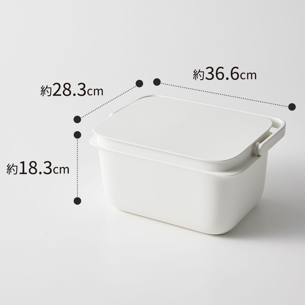 バケツ ホワイト 5L