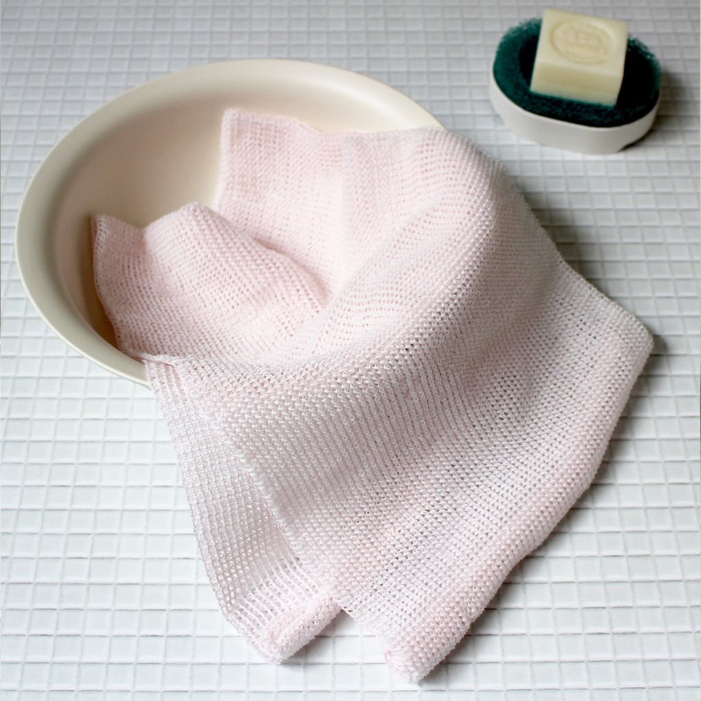 泡工場 ボディタオル やわらかめ ピンク