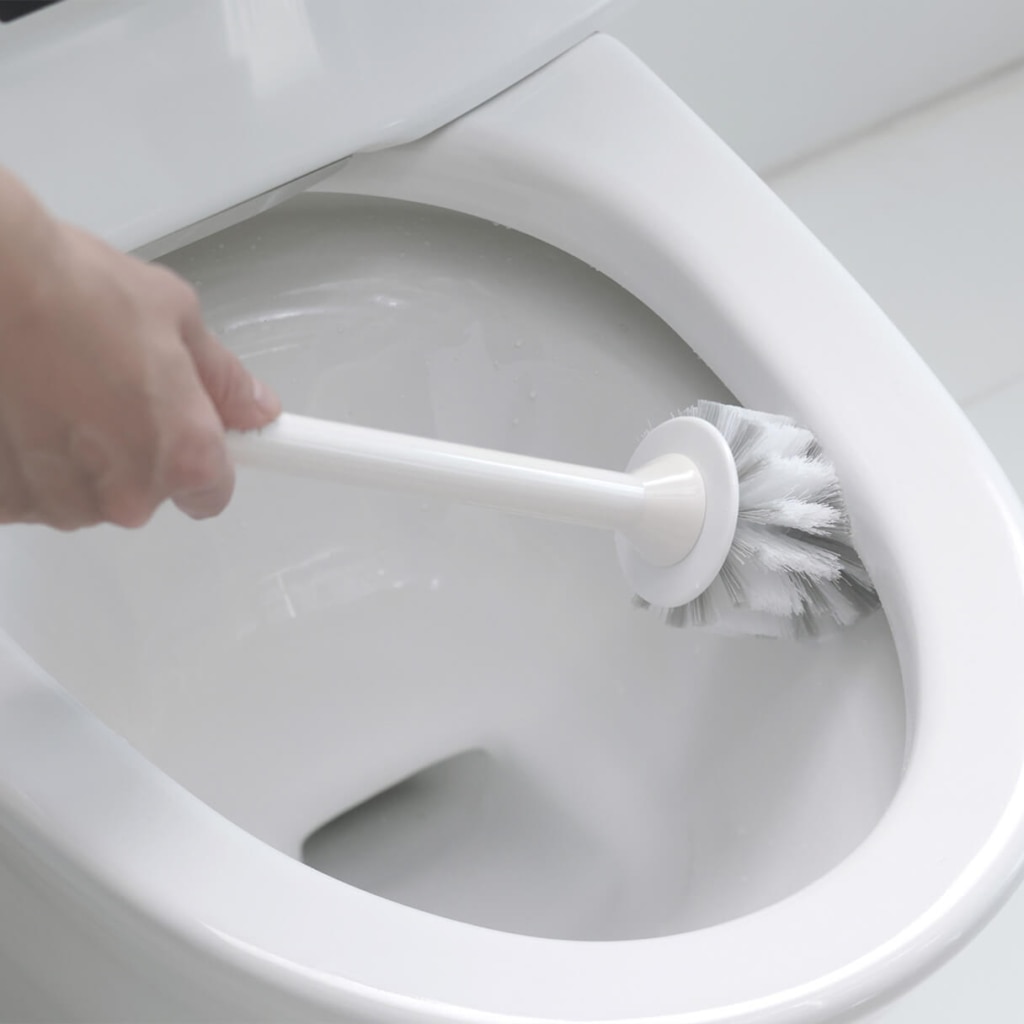 スクエア トイレブラシ ホワイト