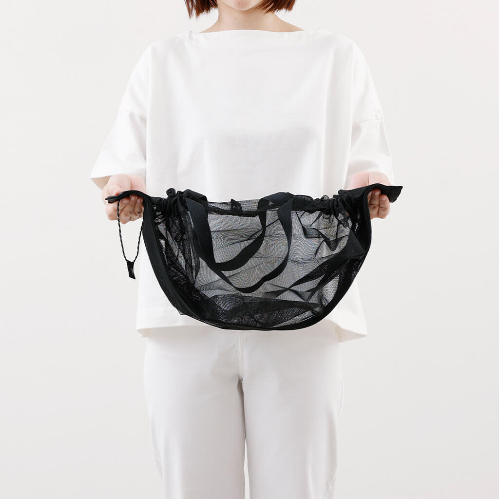[ギフト]Shupatto メッシュバッグ 25L サンドベージュ