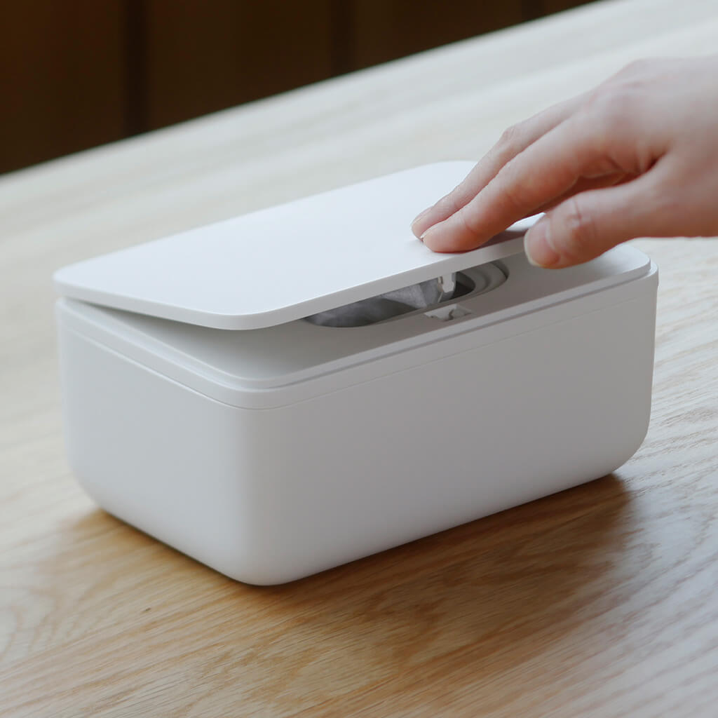 [ギフト]ワンタッチで開くシートケース M ホワイト