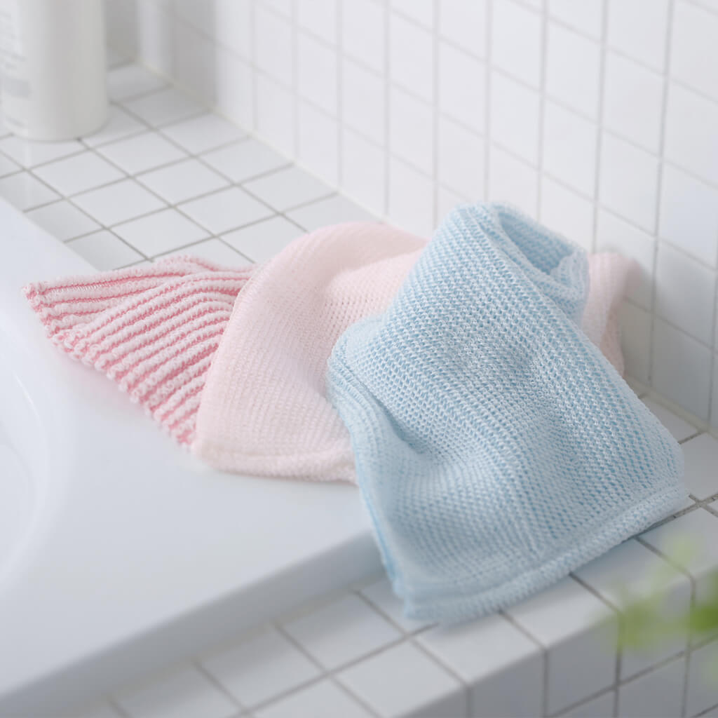 泡工場 ボディタオル ふつう ブルー