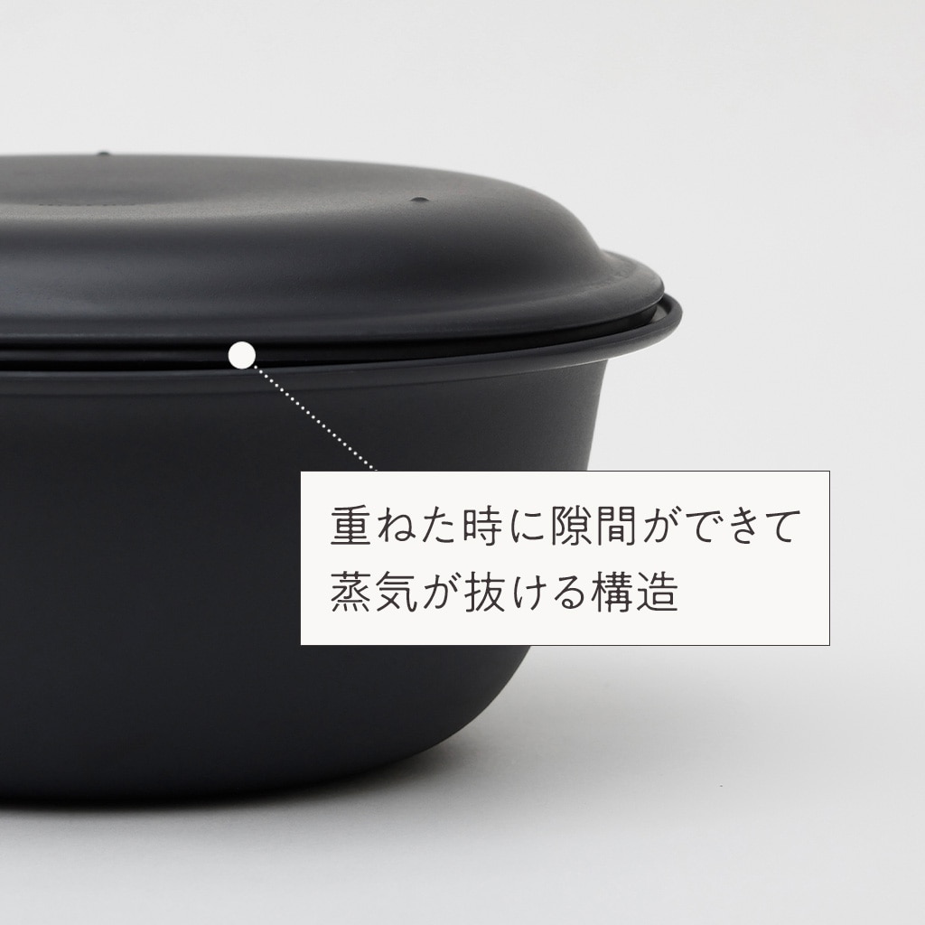 ザルボウル 21cm ダークグレー 3点セット