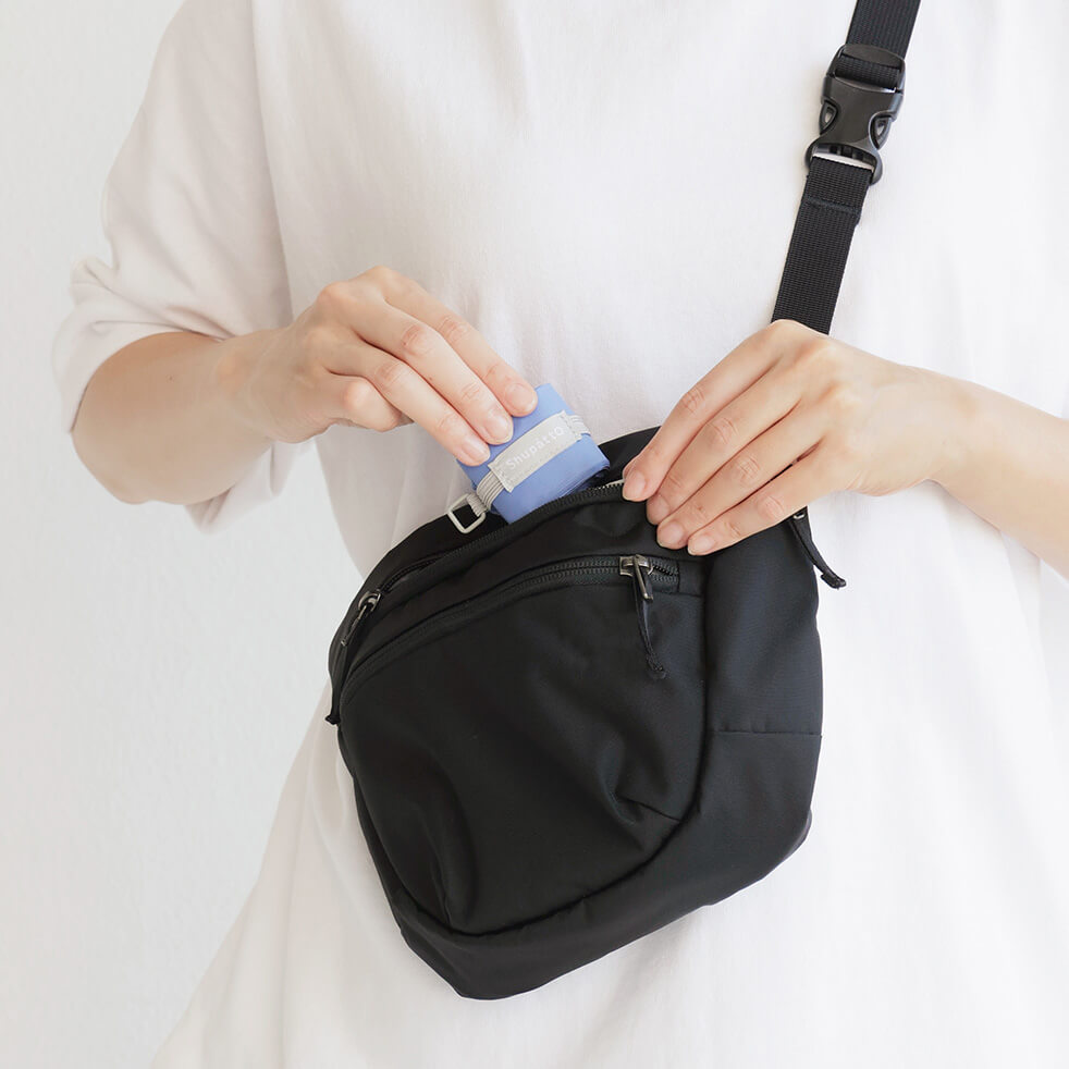 [ギフト]Shupatto ミニマルバッグ Drop 12L ホワイトセージ