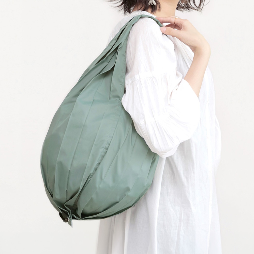 [ギフト]Shupatto コンパクトバッグ Drop M ネイビー