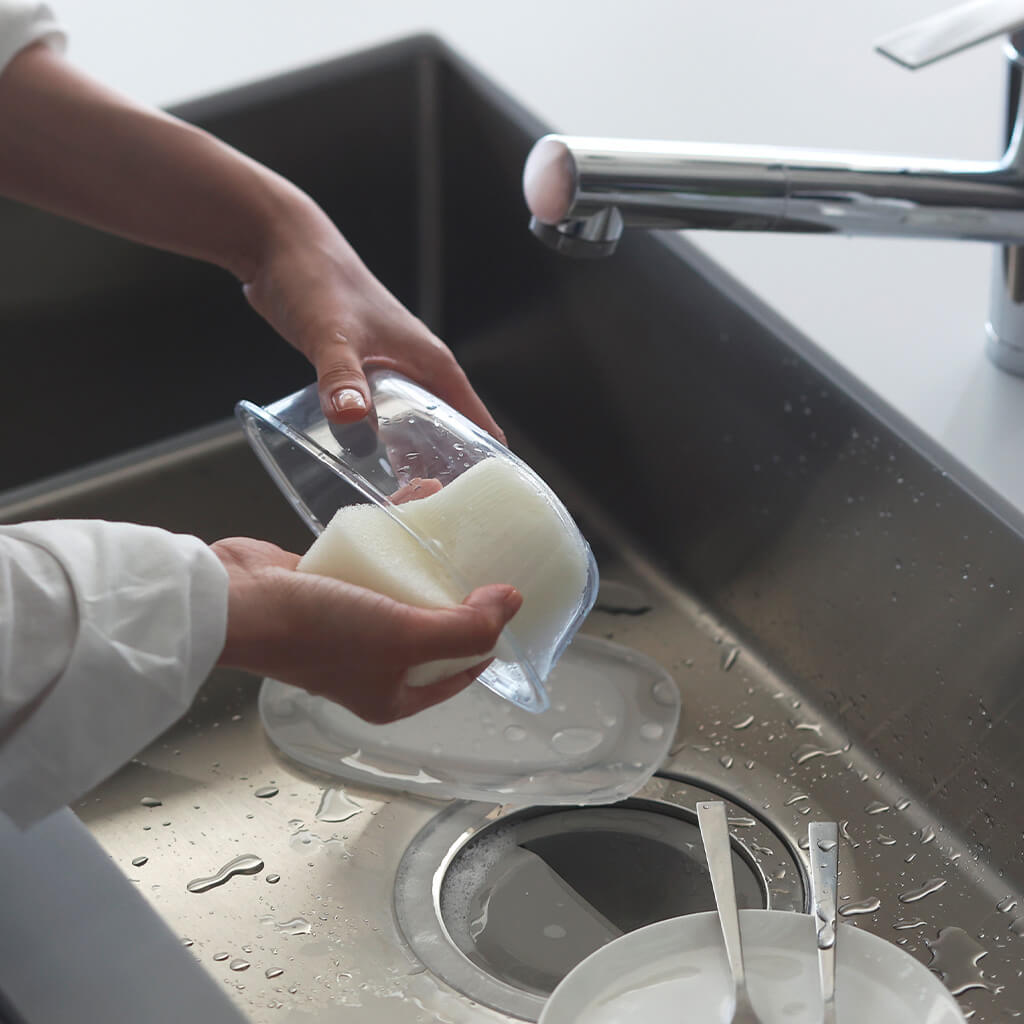 [ギフト]うつわにもなる保存容器 650mL クリア 2個入り