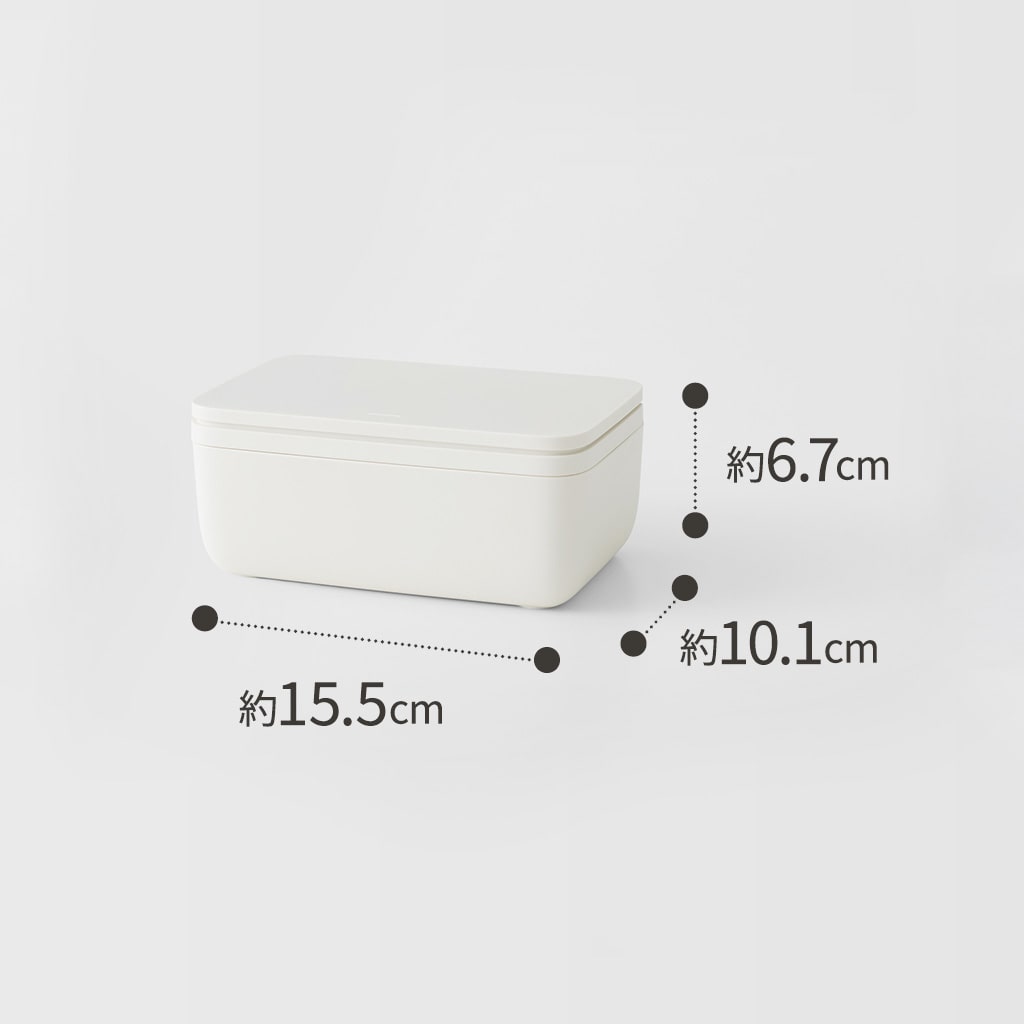 ワンタッチで開くシートケース ホワイト S