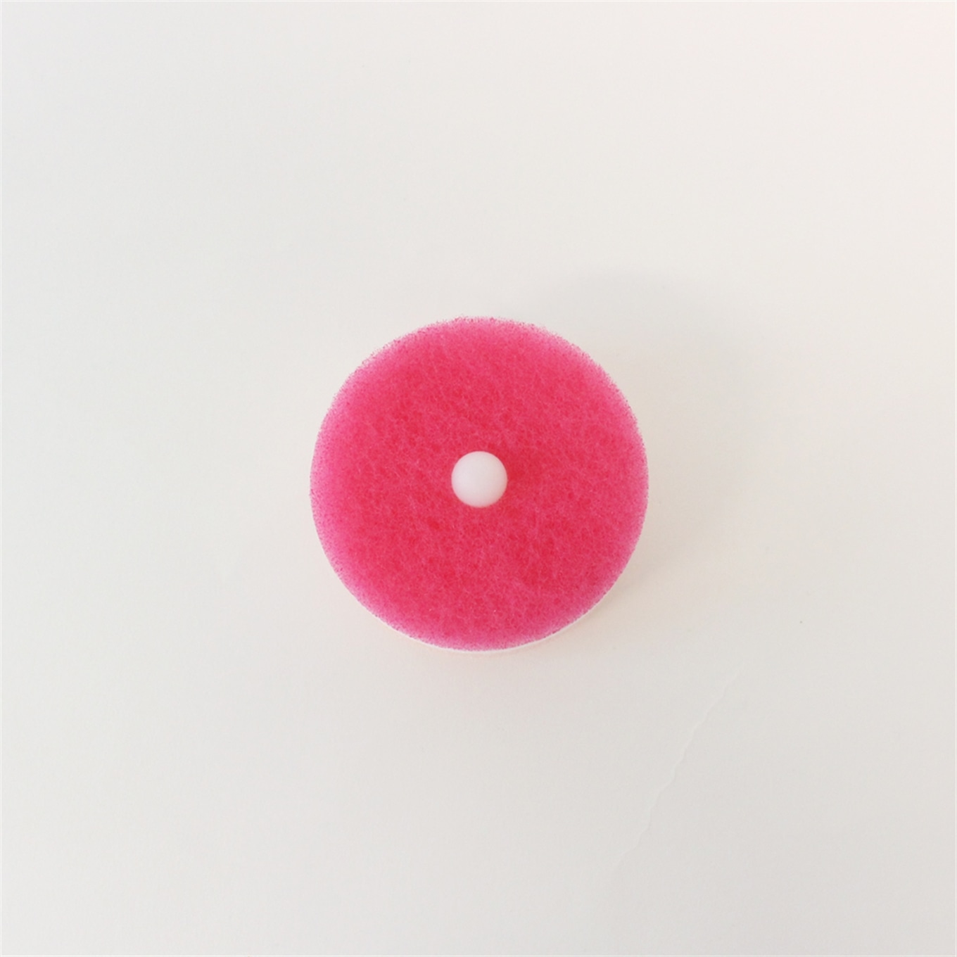 POCO キッチンスポンジ(吸盤付き) ディープピンク