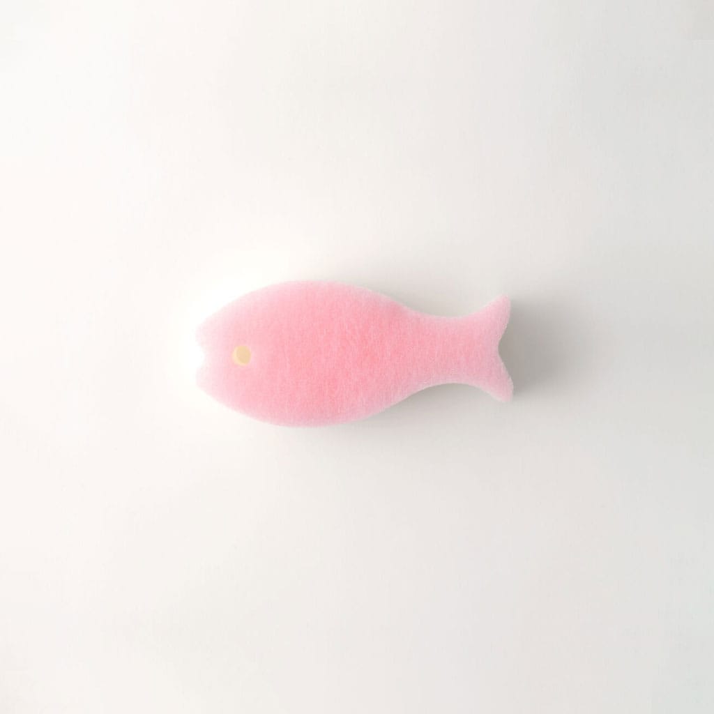 おさかなスポンジ ピンク