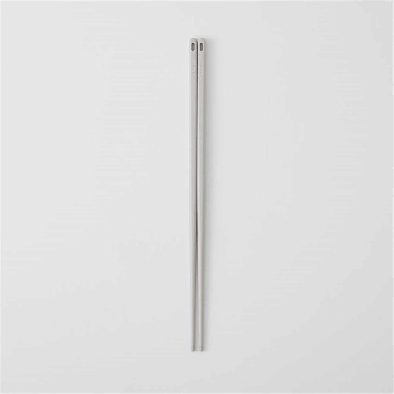 つかみやすい菜箸 グレー 31cm